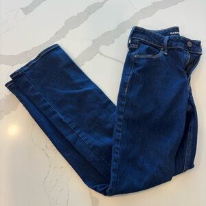Old Navy Women's Dark Blue Straight Leg Jeans